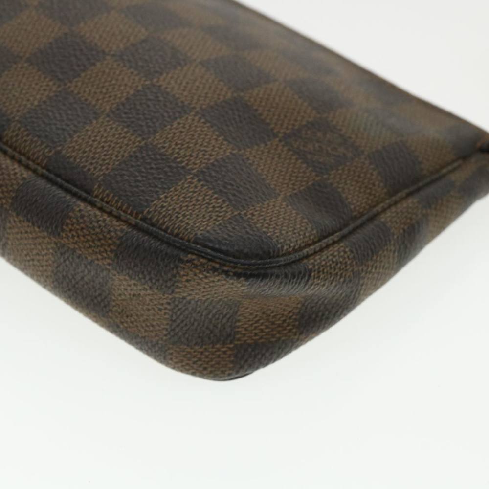 LOUIS VUITTON Damier Ebene Pochette Accessoires Pouch N41206 LV Auth jk832 - Picture 15 of 16
